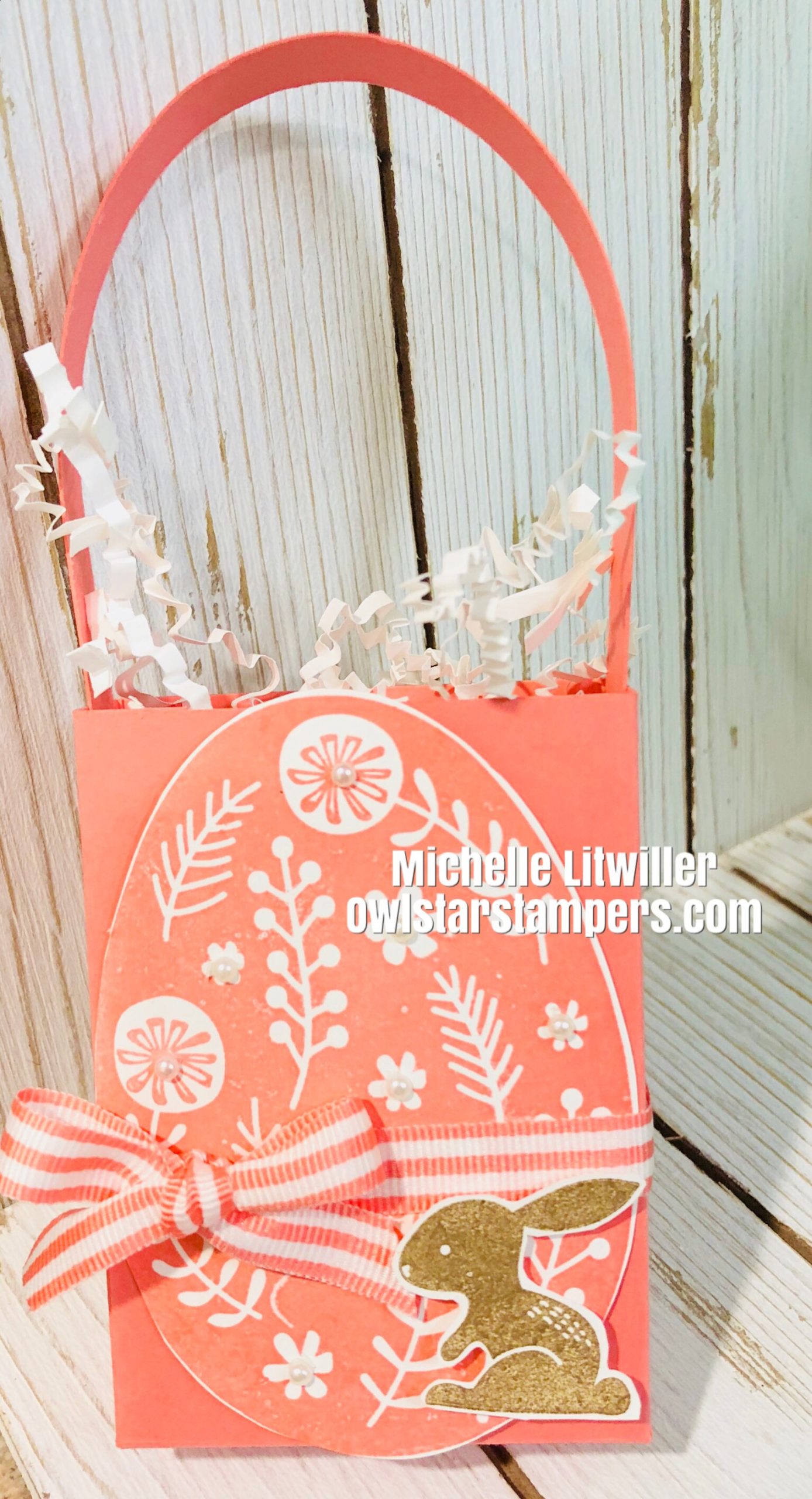 How to Make a Cute Stampin’ Up! Easter Basket and Card